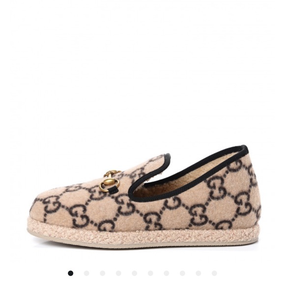 COPY - COPY - Gucci Womens wool shoes loafers - Picture 3 of 8